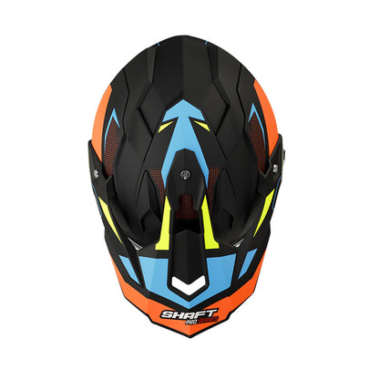CASCO SHAFT SH-MX370DV PRO BEAT MATE NEGRO AZUL