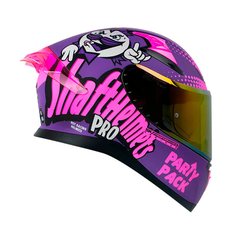 CASCO SHAFT SH-612DV PRO SNACK MATE MORADO NEON FUCSIA NEON