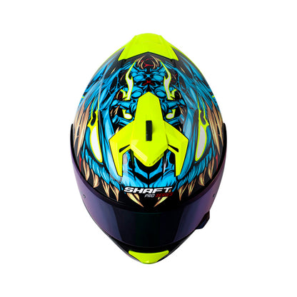 CASCO SHAFT SH-610DV PRO EXO AZUL AMARILLO NEON IRIDIUM