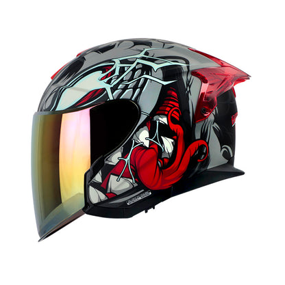 CASCO SHAFT SH-240DV PRO HALLOW MAN MATE GRIS ROJO