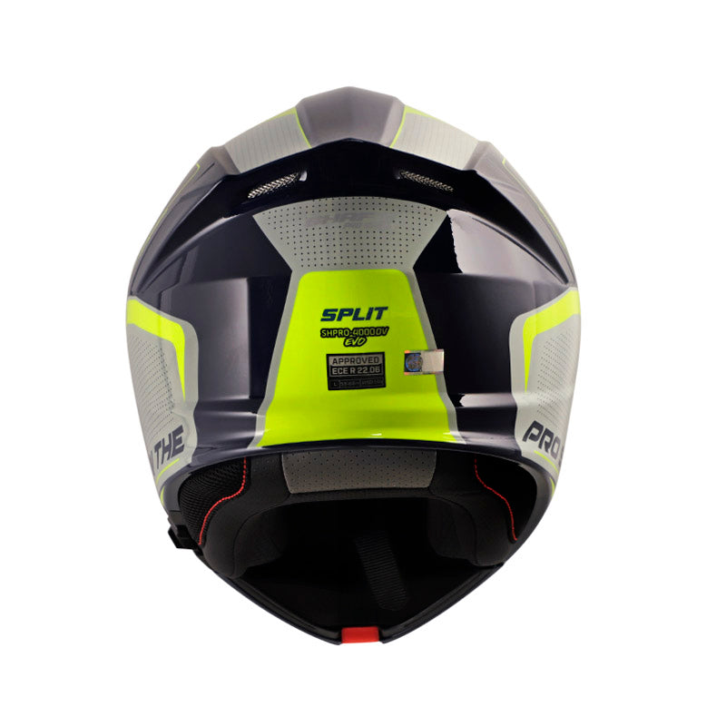 CASCO SHAFT SH-4000DV PRO SPLIT AZUL OSCURO GRIS IRIDIUM