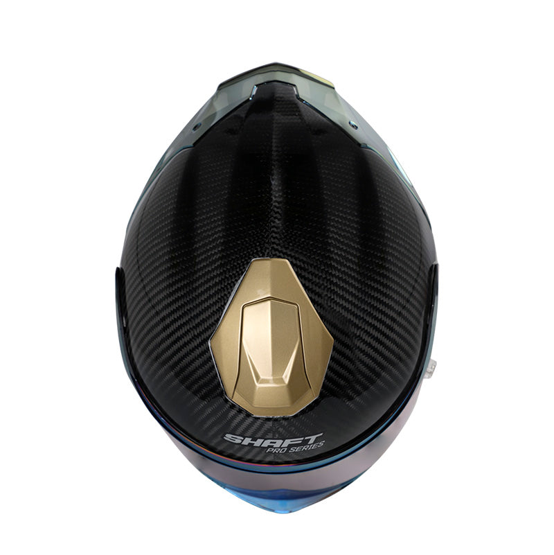 CASCO SHAFT SH-620C EVO SOLID 3K CARBON VISOR IRIDIUM DORADO