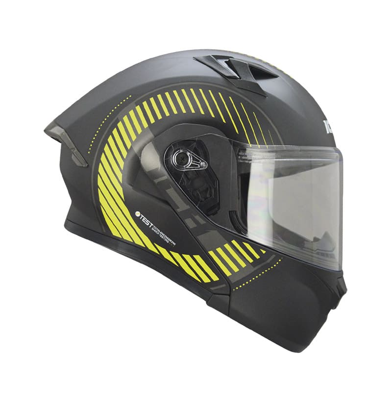 CASCO ICH ICH-3120DV FAST MATE NEGRO AMARILLO NEON