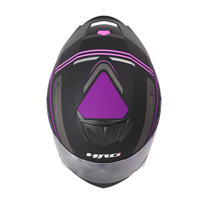 CASCO HRO HRO-511 MAX MATE NEGRO MORADO
