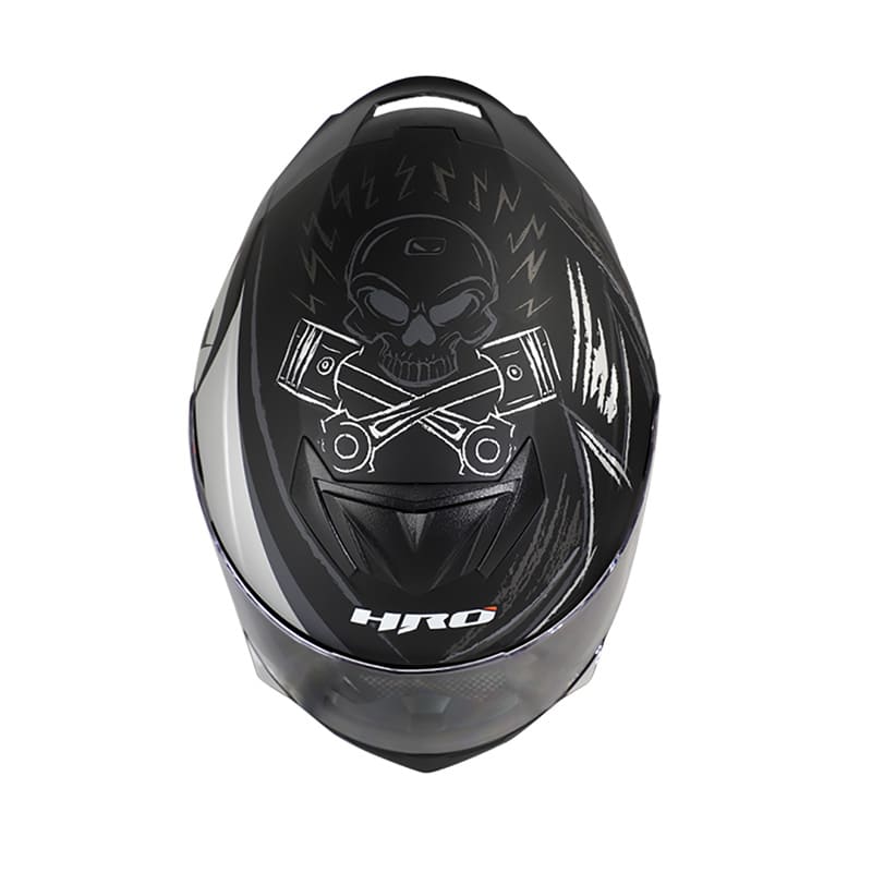 CASCO HRO HRO-511 TRACK MATE NEGRO GRIS