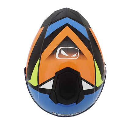 CASCO HRO HRO-518DV ROSTOV NEGRO NARANJA NEON