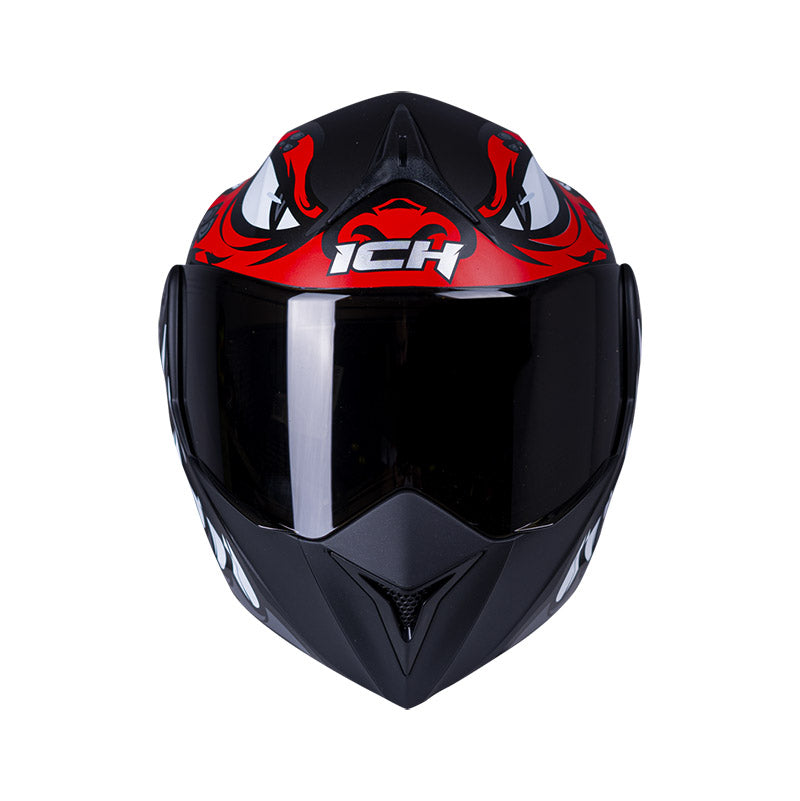 CASCO ICH ICH-3110DV GUINZ MATE NEGRO ROJO