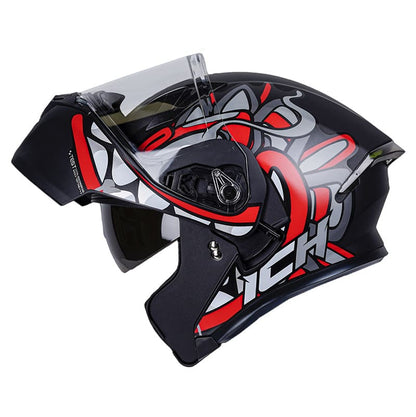CASCO ICH ICH-3120DV OHAN MATE NEGRO ROJO