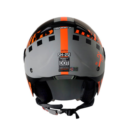CASCO SHAFT SH-212 DITTO MATE NEGRO NARANJA NEON IRIDIUM