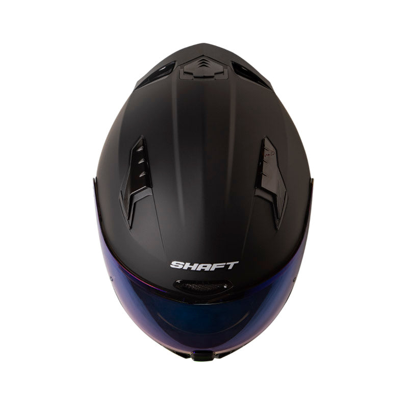 CASCO SHAFT SH-532DV SOLID MATE NEGRO NEGRO7 VISOR IRIDIUM