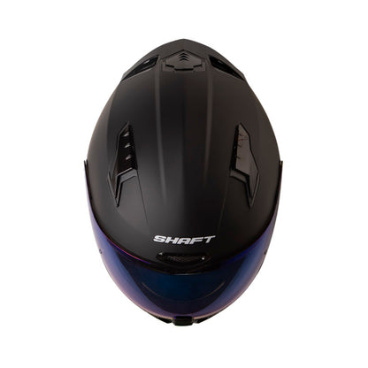 CASCO SHAFT SH-532DV SOLID MATE NEGRO NEGRO7 VISOR IRIDIUM