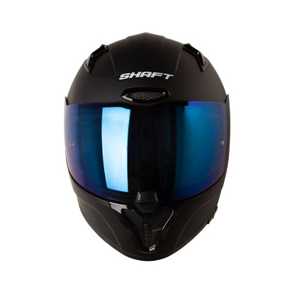 CASCO SHAFT SH-532DV SOLID MATE NEGRO NEGRO7 VISOR IRIDIUM