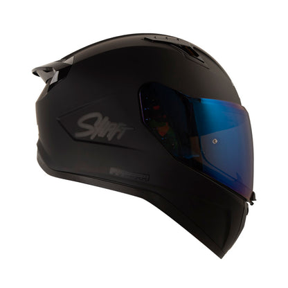 CASCO SHAFT SH-532DV SOLID MATE NEGRO NEGRO7 VISOR IRIDIUM