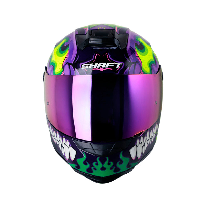 CASCO SHAFT SH-502SP FIRE BOY MORADO AMARILLO NEON IRIDIUM