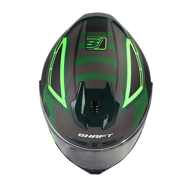 CASCO SHAFT SH-542GT POKAT MATE NEGRO VERDE NEON