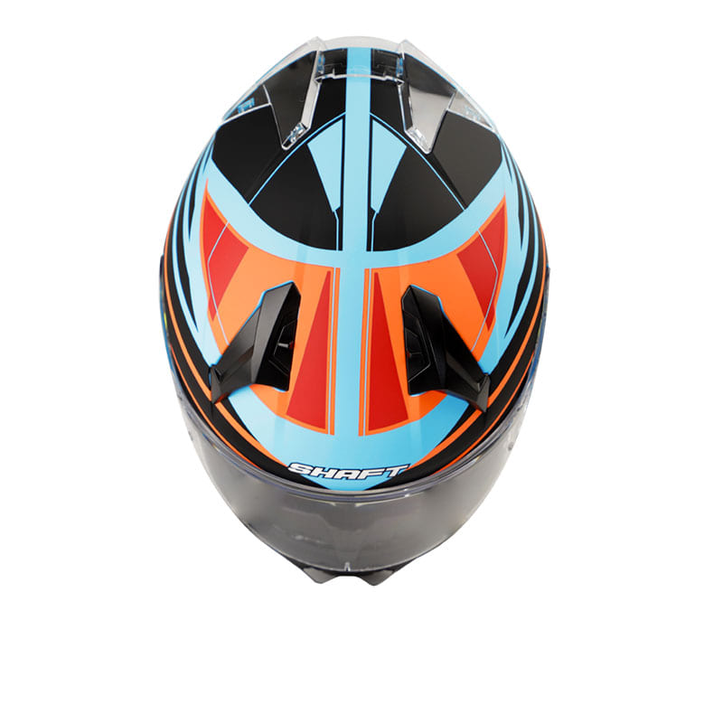 CASCO SHAFT SH-560 SHERP MATE AZUL NARANJA NEON