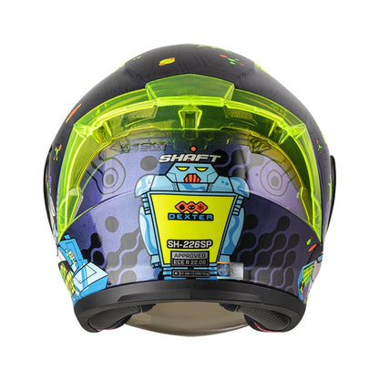 CASCO SHAFT SH-226SP DEXTER CAMALEON VISOR IRIDIUM AZUL