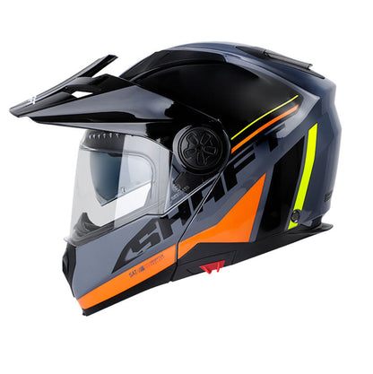 CASCO SHAFT SH-3700DV MOTORSPORT GRIS NARANJA NEON