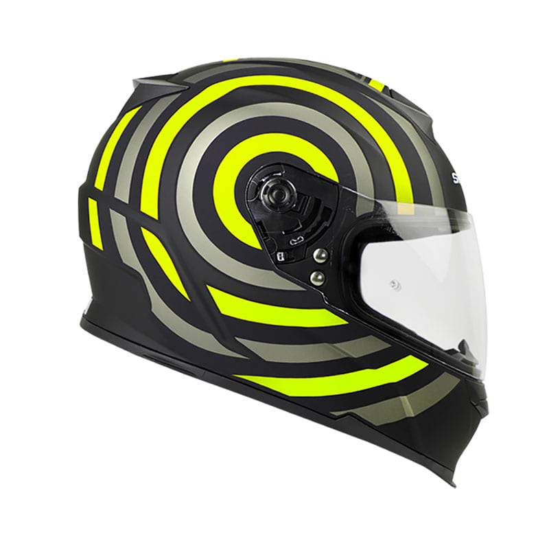 CASCO SHAFT SH-502 C-RAY MATE NEGRO AMARILLO NEON