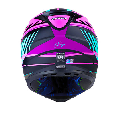 CASCO SHAFT SH-502 GAZE MATE NEGRO TURQ