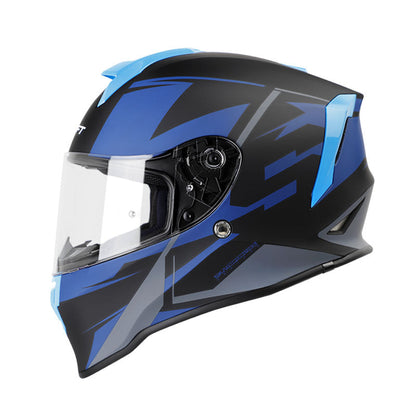 CASCO SHAFT SH-551 VICTORY MATE NEGRO AZUL