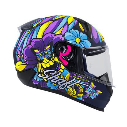 CASCO SHAFT SH-560 FREE SPIRIT AZUL NAVY MORADO NEON