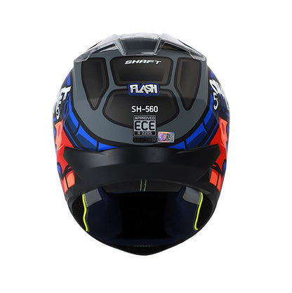 CASCO SHAFT SH-560 FLASH MATE GRIS NARANJA NEON