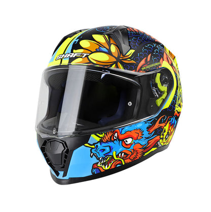 CASCO SHAFT SH-560 TIANLONG MATE AZUL AMARILLO NEON