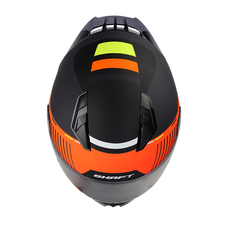 CASCO SHAFT SH-582SP OFTURE MATE NEGRO NARANJA NEON
