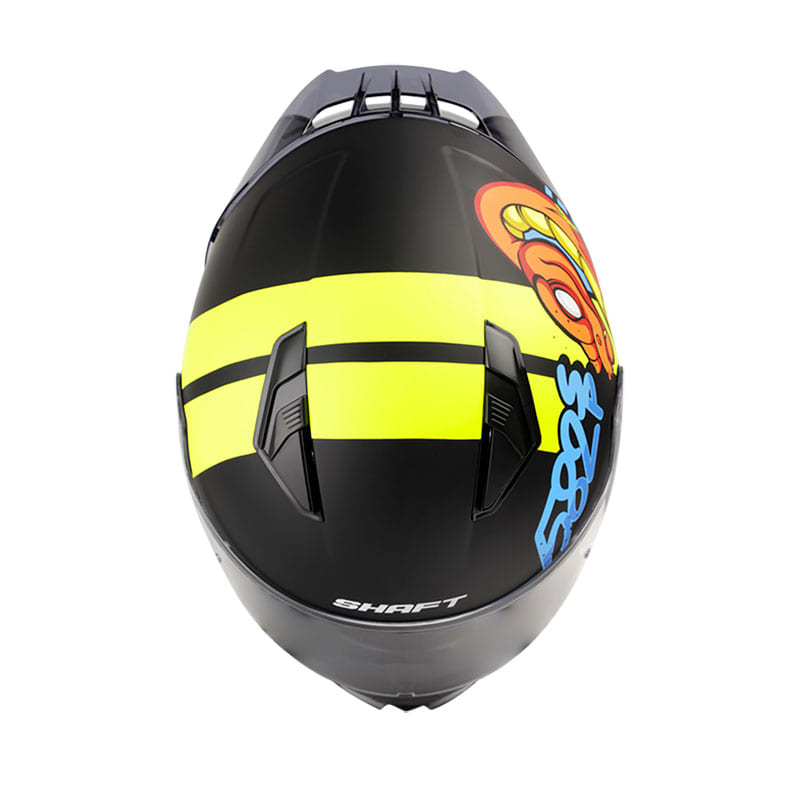CASCO SHAFT SH-582SP BROKEN MIND MATE NEGRO AMARILLO NEON