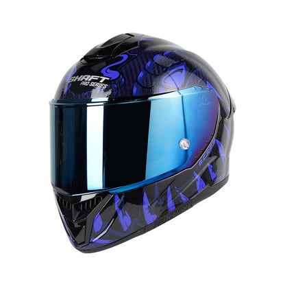 CASCO SHAFT SH-620C EVO LIZZARD AZUL VISOR REVO
