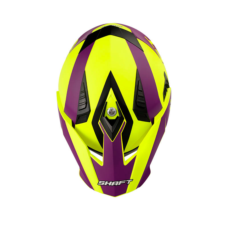 CASCO SHAFT SH-MX380DV BLOCKED MATE AMARILLO NEON MORADO
