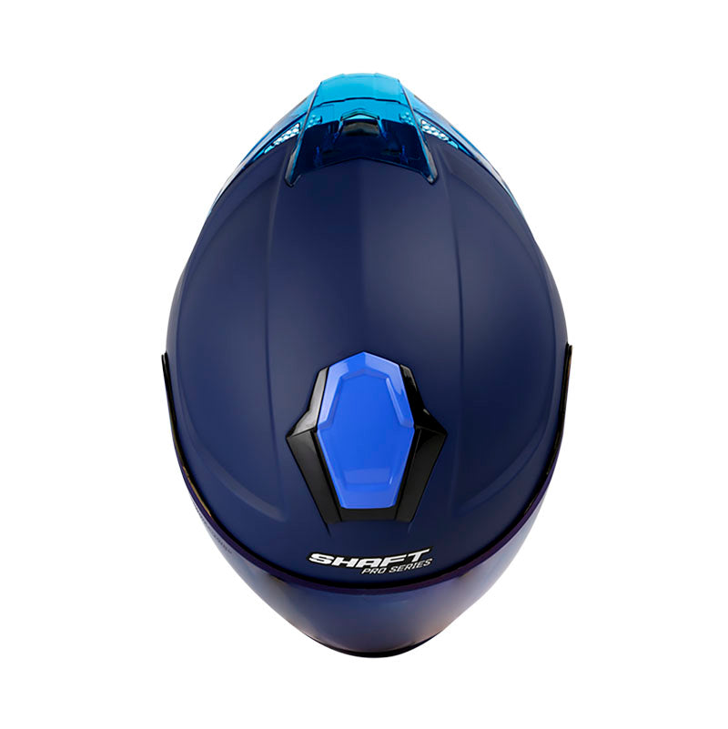 CASCO SHAFT SH-240DV PRO SOLID AZUL NAVY VISOR IRIDIUM AZUL