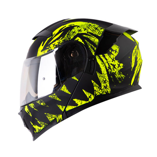 CASCO HRO HRO-3440 DV GRUNGSTER MATE NEGRO AMARILLO NEON IRIDIUM