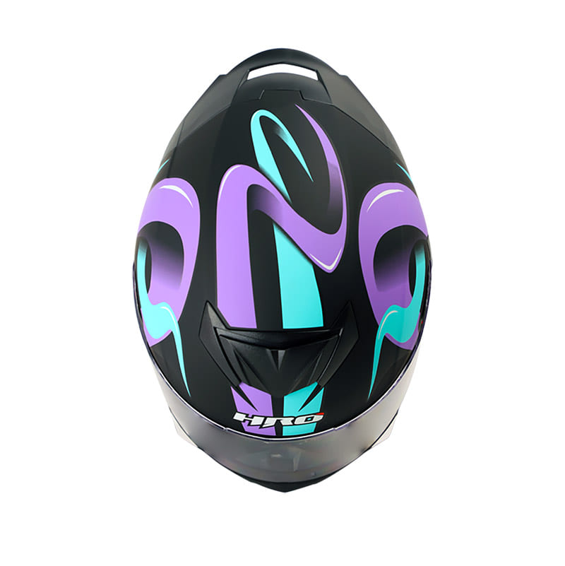 CASCO HRO HRO-511 FLOWING MATE NEGRO MORADO NEON