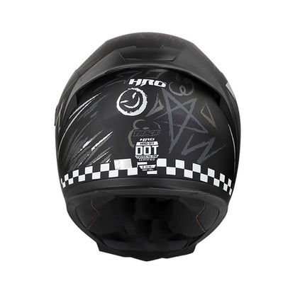 CASCO HRO HRO-511 TRACK MATE NEGRO GRIS