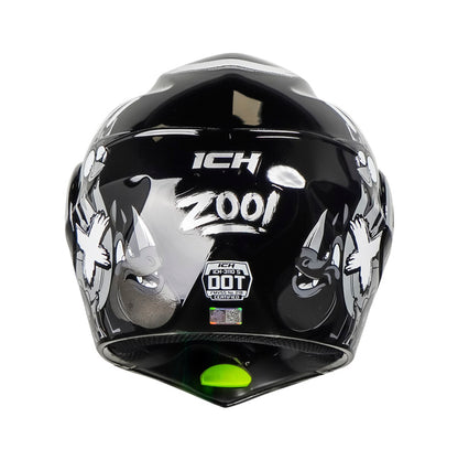 CASCO ICH ICH-3110S ZOO NEGRO GRIS