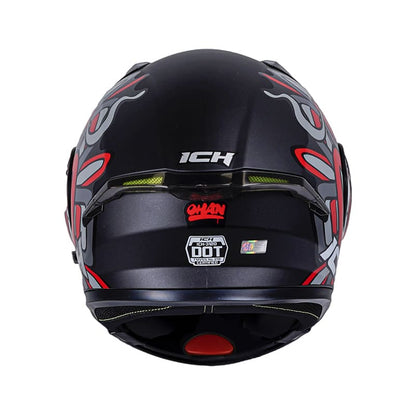 CASCO ICH ICH-3120DV OHAN MATE NEGRO ROJO