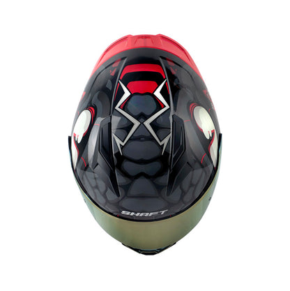 CASCO SHAFT SH-582SP DRAKARYS GRIS ROJO VISOR IRIDIUM