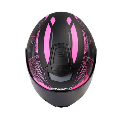 CASCO SHAFT SH-3910DV SUSPECT MATE NEGRO FUCSIA VISOR HUMO