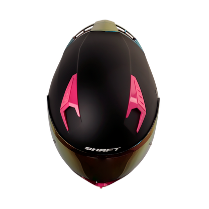 CASCO SHAFT SH-526SP SOLID MATE NEGRO FUCSIA VISOR FUCSIA