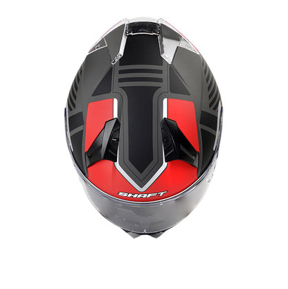 CASCO SHAFT SH-560 CESIO MATE NEGRO ROJO