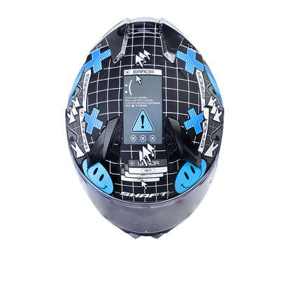 CASCO SHAFT SH-560 CLICK NEGRO AZUL