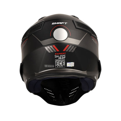 CASCO SHAFT SH-225 EXPERT MATE NEGRO ROJO