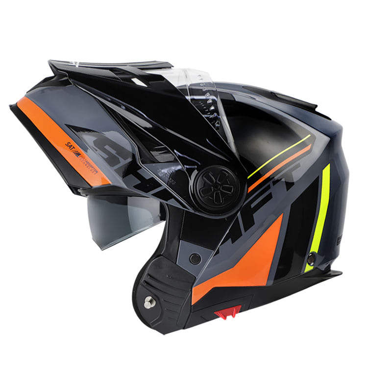 CASCO SHAFT SH-3700DV MOTORSPORT GRIS NARANJA NEON