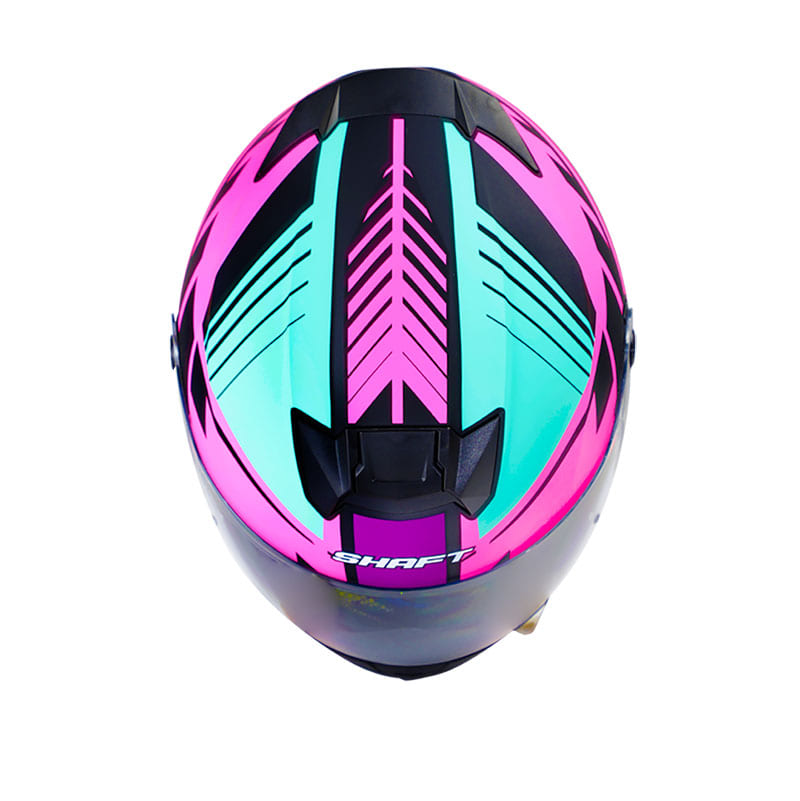 CASCO SHAFT SH-502 GAZE MATE NEGRO TURQ