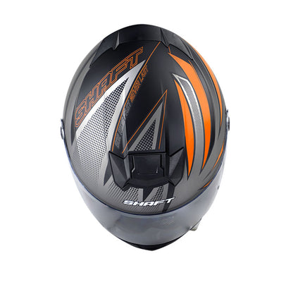 CASCO SHAFT SH-502 OLAF MATE NEGRO NARANJA NEON