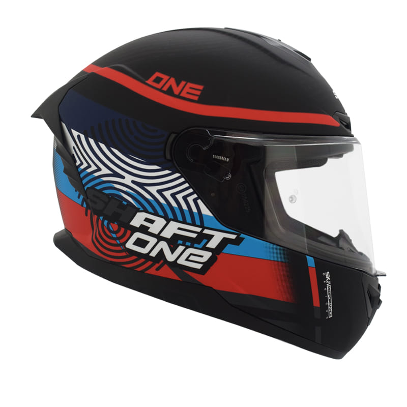 CASCO SHAFT SH-542GT ONE MATE NEGRO ROJO