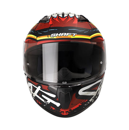 CASCO SHAFT SH-582SP MONSTY MATE NEGRO ROJO