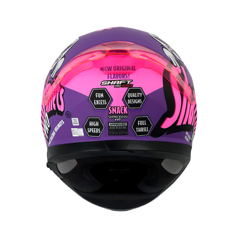 CASCO SHAFT SH-612DV PRO SNACK MATE MORADO NEON FUCSIA NEON